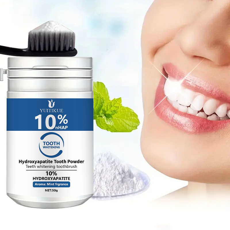 Teeth Whitening Levels - YUTIKUE 10% nHAP poudre dentaire 50g-hydroxyapatite