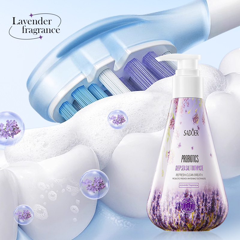 Teeth Whitening Enzymes - SADOER Dentifrice Blanchissant au Bicarbonate de