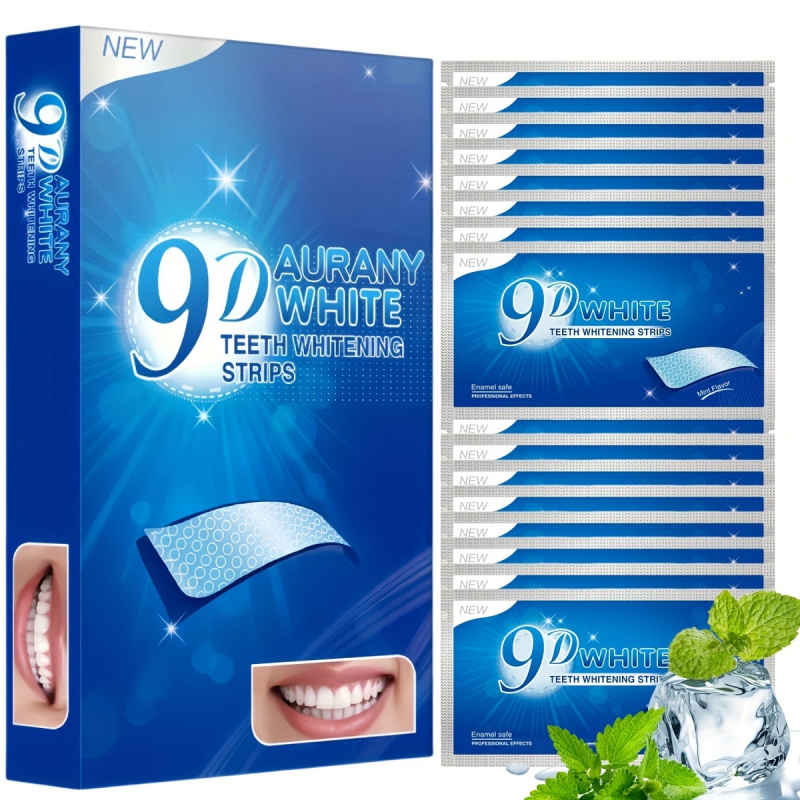 Teeth Whitening Gel - 21 paires de bandes de blanchiment