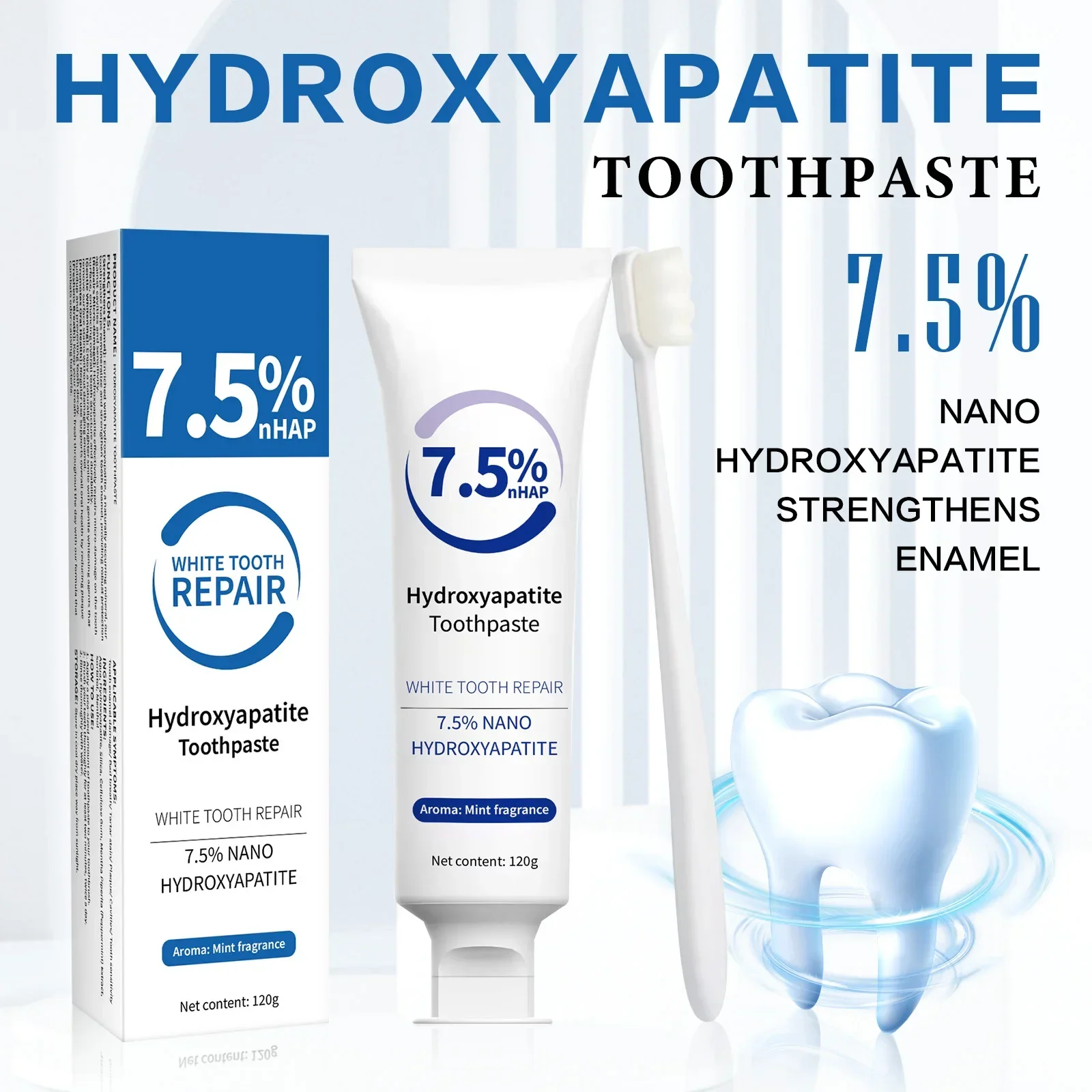 Remineralizing Toothpaste - Kit de dentifrice et stylo blanchissant