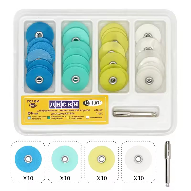 Teeth Whitening Express - Disques de polissage dentaire, mandrin de