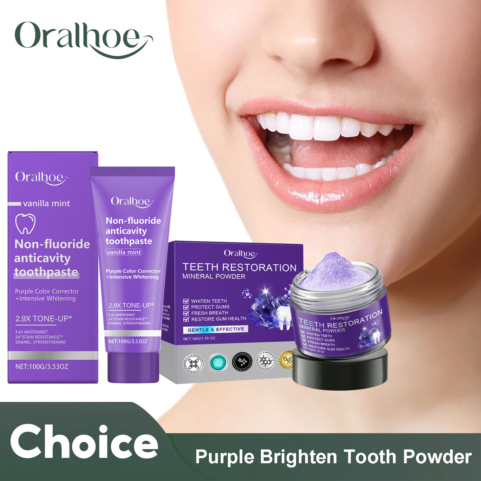 Teeth Whitening Levels - Poudre de nappode pour la domination