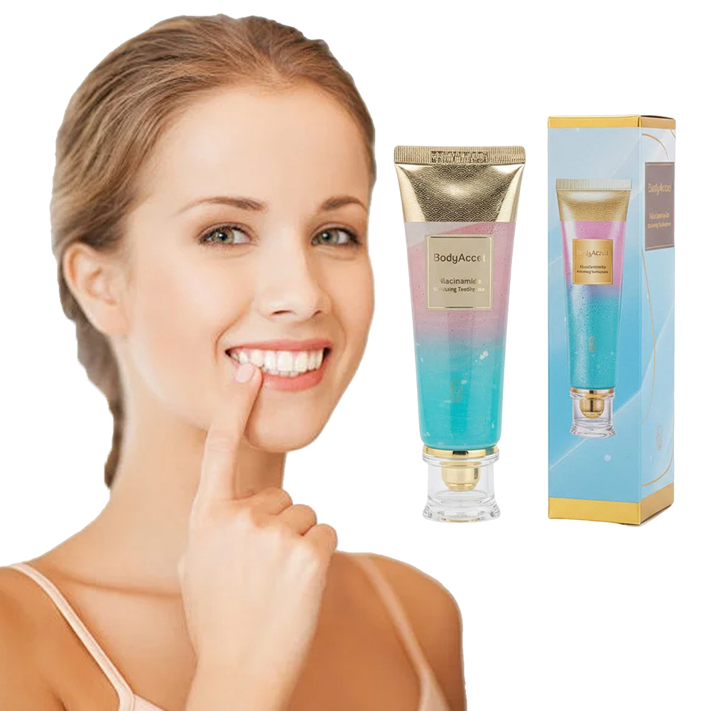Teeth Whitening Cream - Dentifrice blanchissant à la niacinamide 100G,