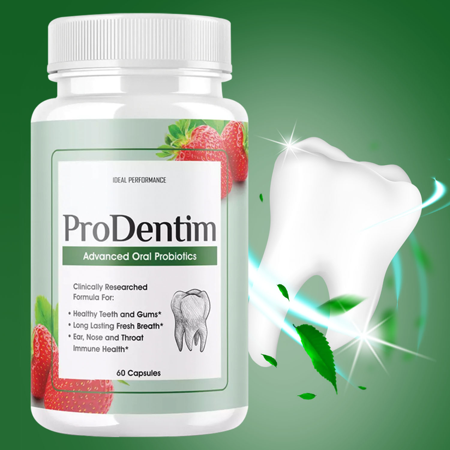Teeth Whitening Enzymes - Probiotiques buccaux avancés - Refresca l'haleine,