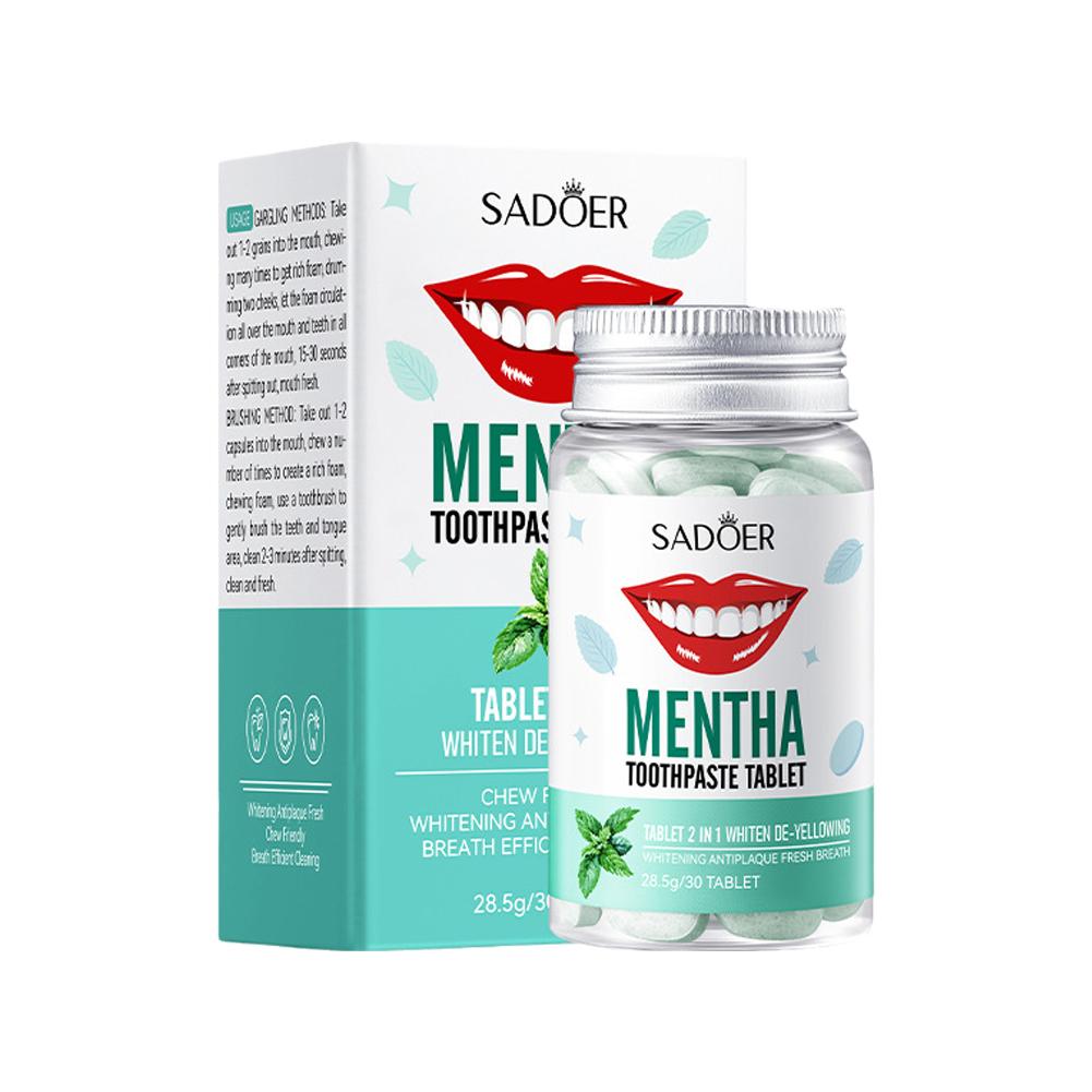 Teeth Whitening Levels - Comprimés de dentifrice solides à la