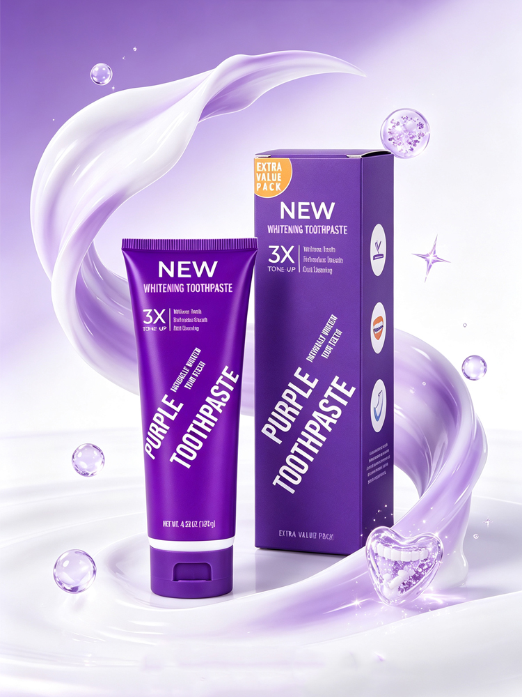 Dentifrice blanchissant violet - Teeth Whitening Mousse avis et prix
