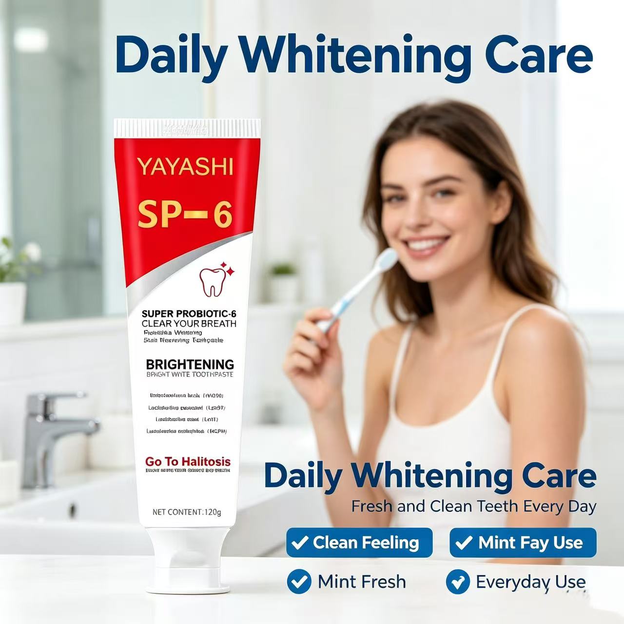Dentifrice Probiotique Sp-6 Me - Teeth Whitening Cream avis et prix