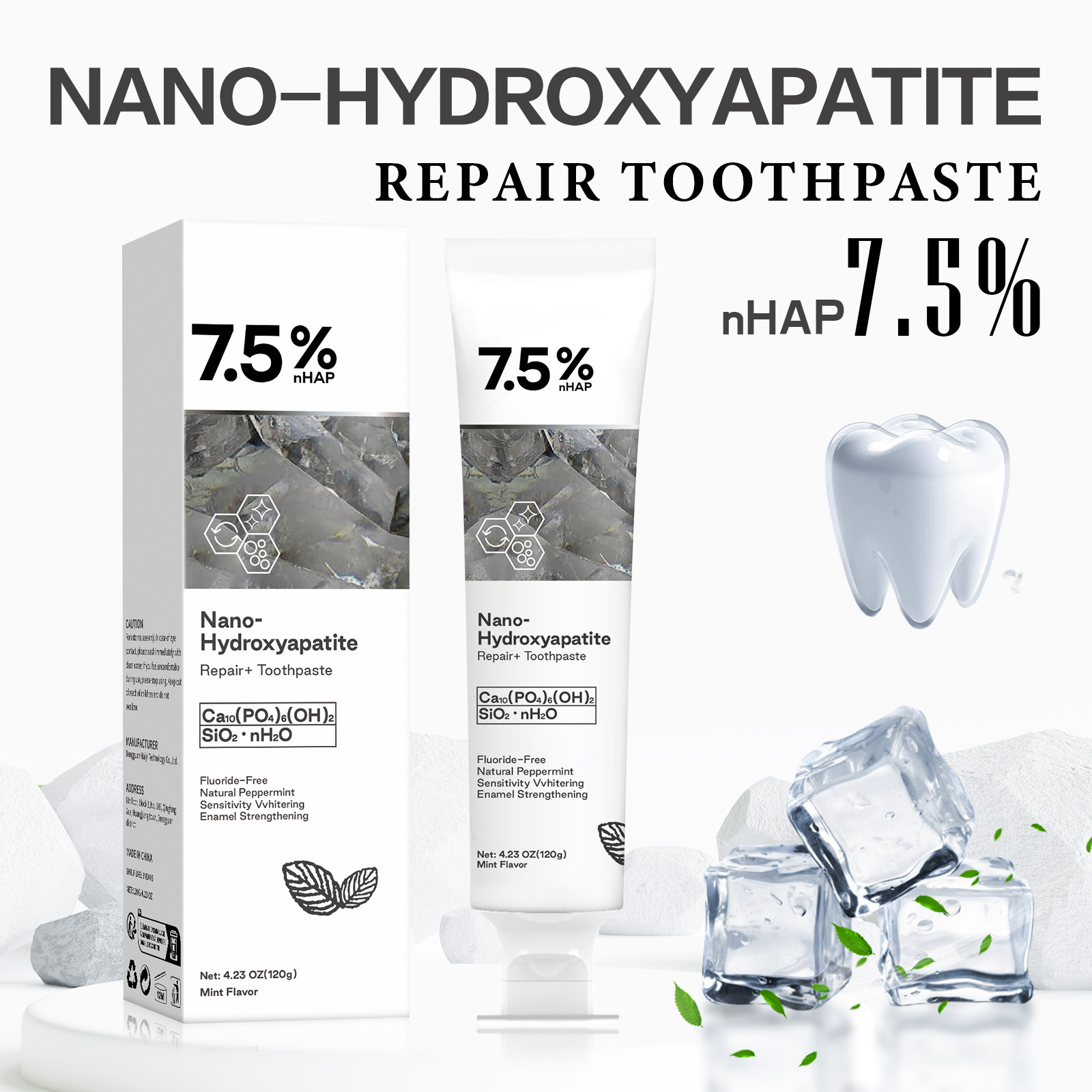 Dentifrice au nano-hydroxyapat - Remineralizing Toothpaste avis et prix