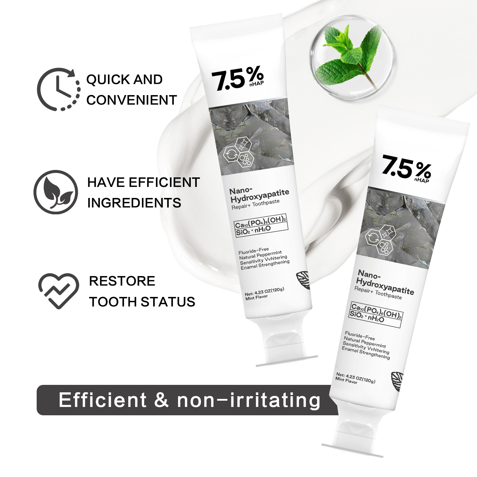 Dentifrice au nano-hydroxyapat - Remineralizing Toothpaste avis et prix
