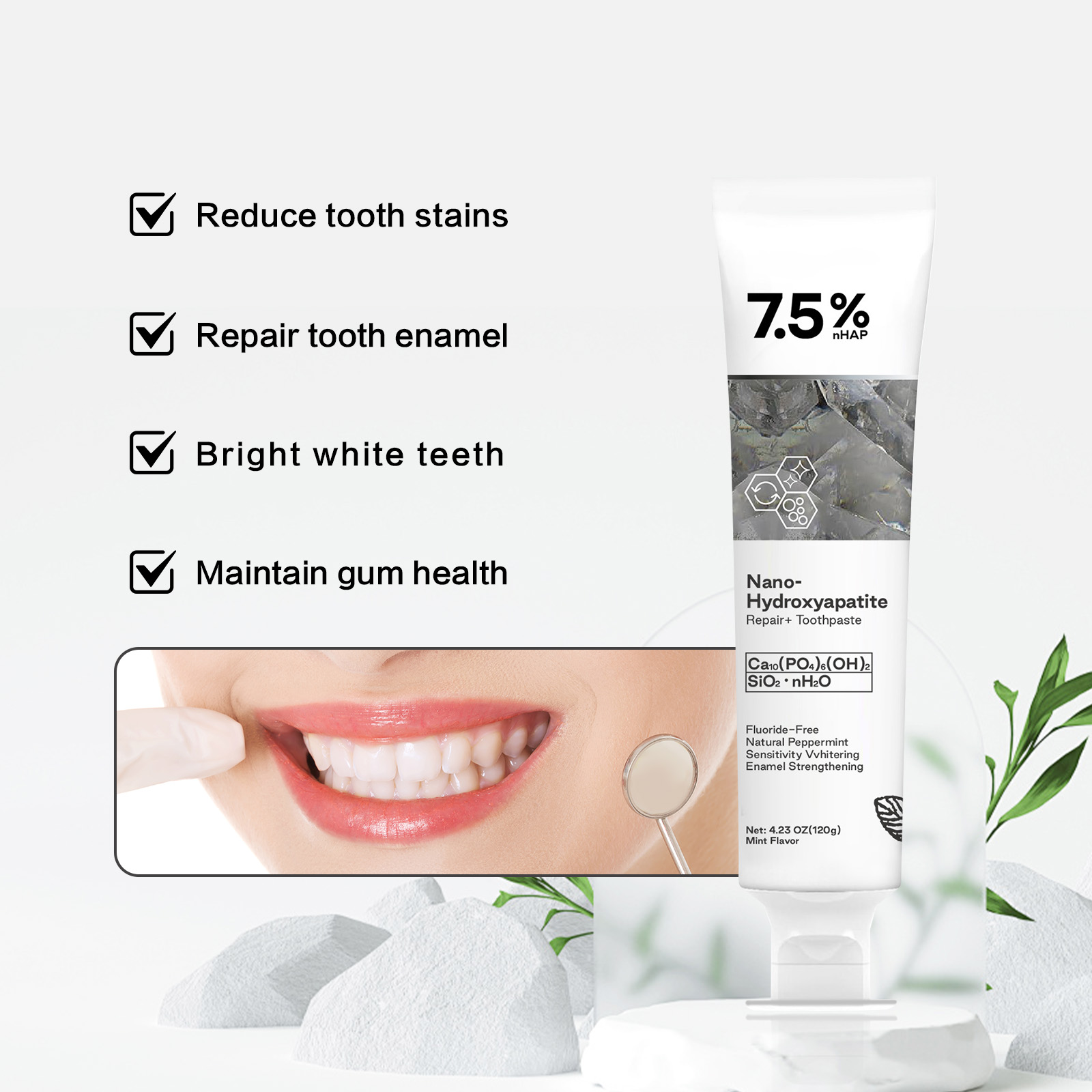 Dentifrice au nano-hydroxyapat - Remineralizing Toothpaste avis et prix