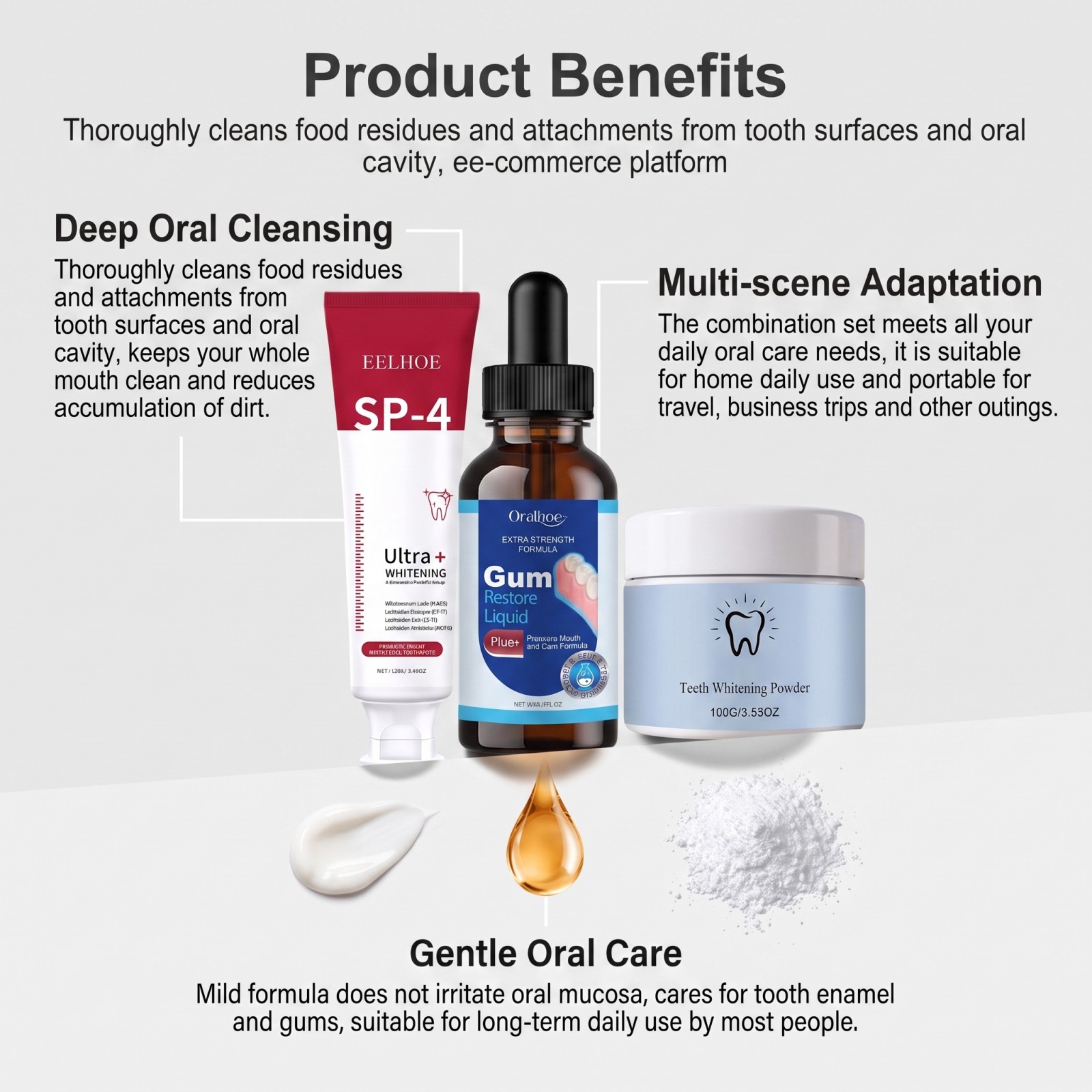 Kit de Soins Bucco-Dentaires C - Teeth Whitening Gel avis et prix