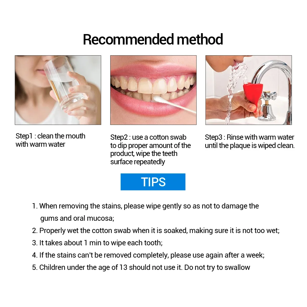 FTEENPLY poudre d'essence de b - Teeth Whitening Levels avis et prix