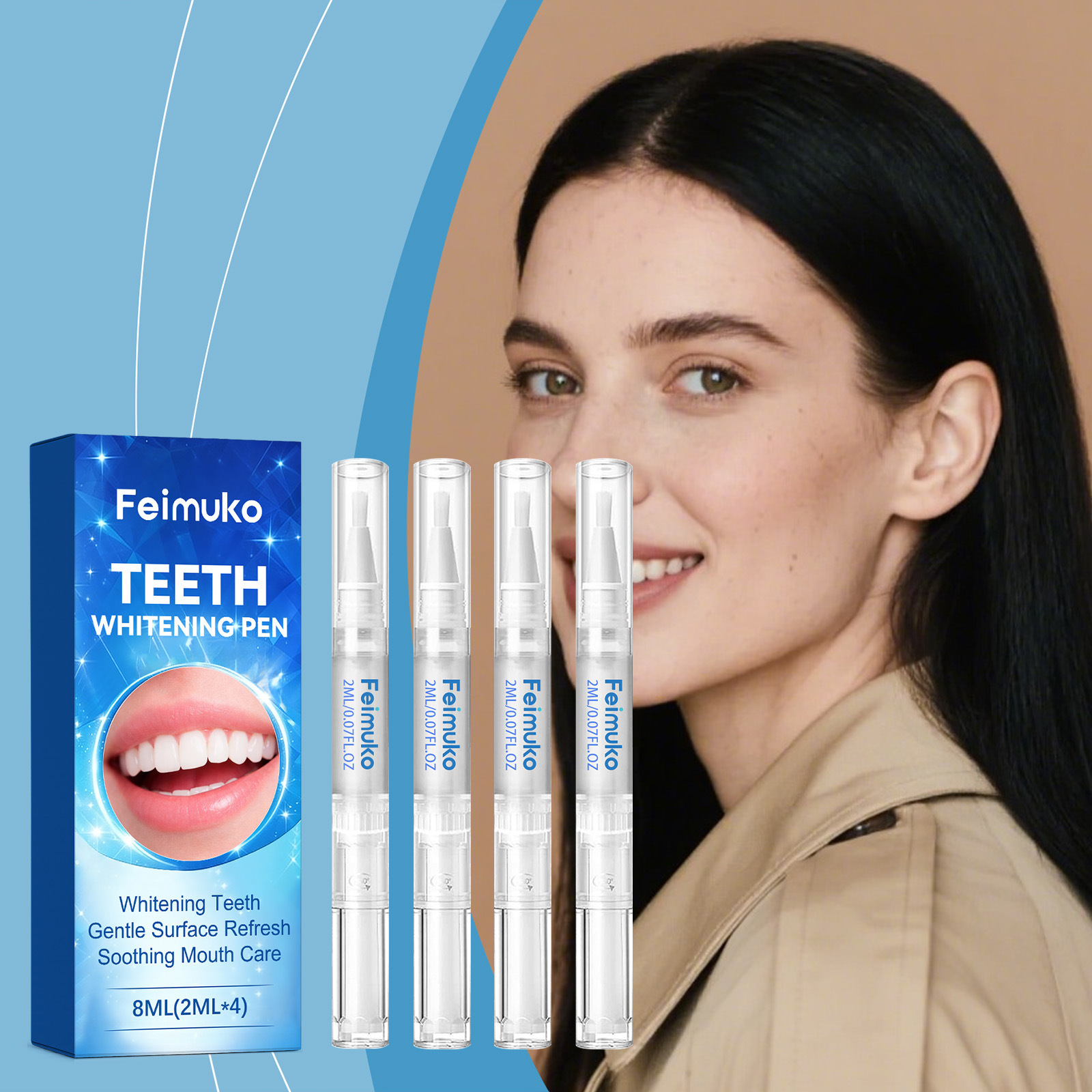 Kit de stylos blanchissants po - Teeth Whitening Kit At Home avis et prix