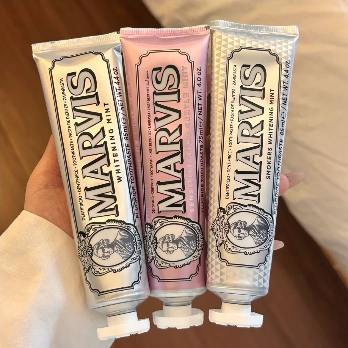 Dentifrice Marvis Menthe Soin  - Teeth Whitening Cream avis et prix