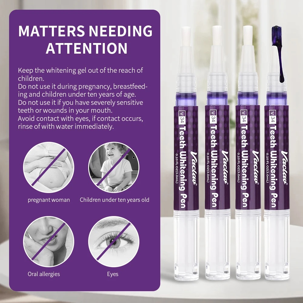 Vaclav V34 stylo gel de blanch - Teeth Whitening Gel avis et prix