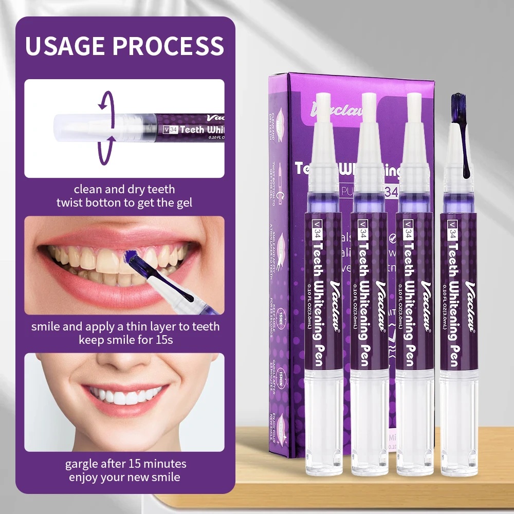 Vaclav V34 stylo gel de blanch - Teeth Whitening Gel avis et prix