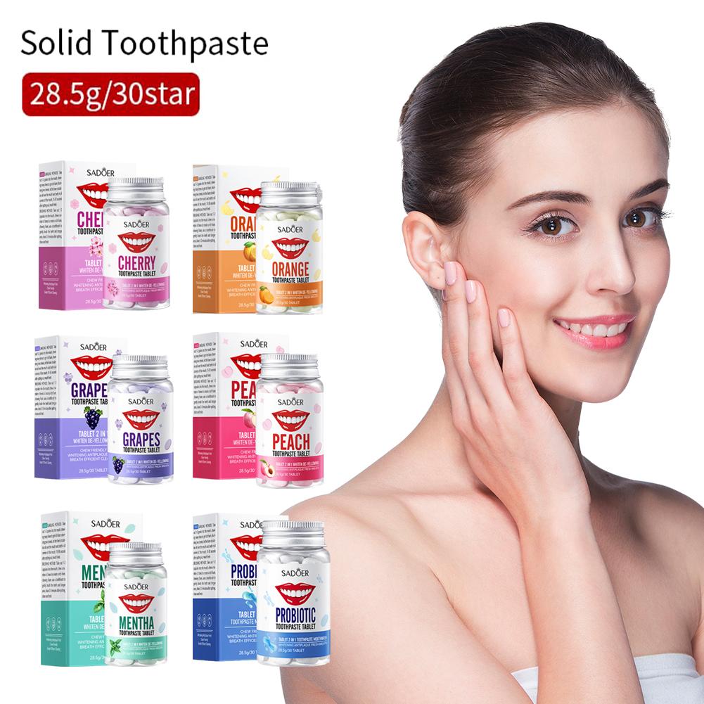 Comprimés de dentifrice solide - Teeth Whitening Levels avis et prix